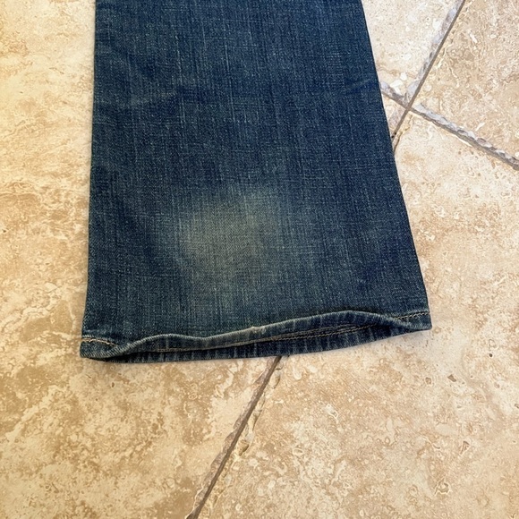Lucky BRAND Vintage Cate boot leg flare with flap pockets distressed size 29 - Picture 11 of 15